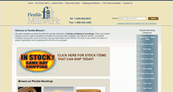 Desktop Screenshot of flexiblemillwork.com